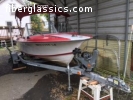 1978 Olympic 18' Runabout - Red and White!